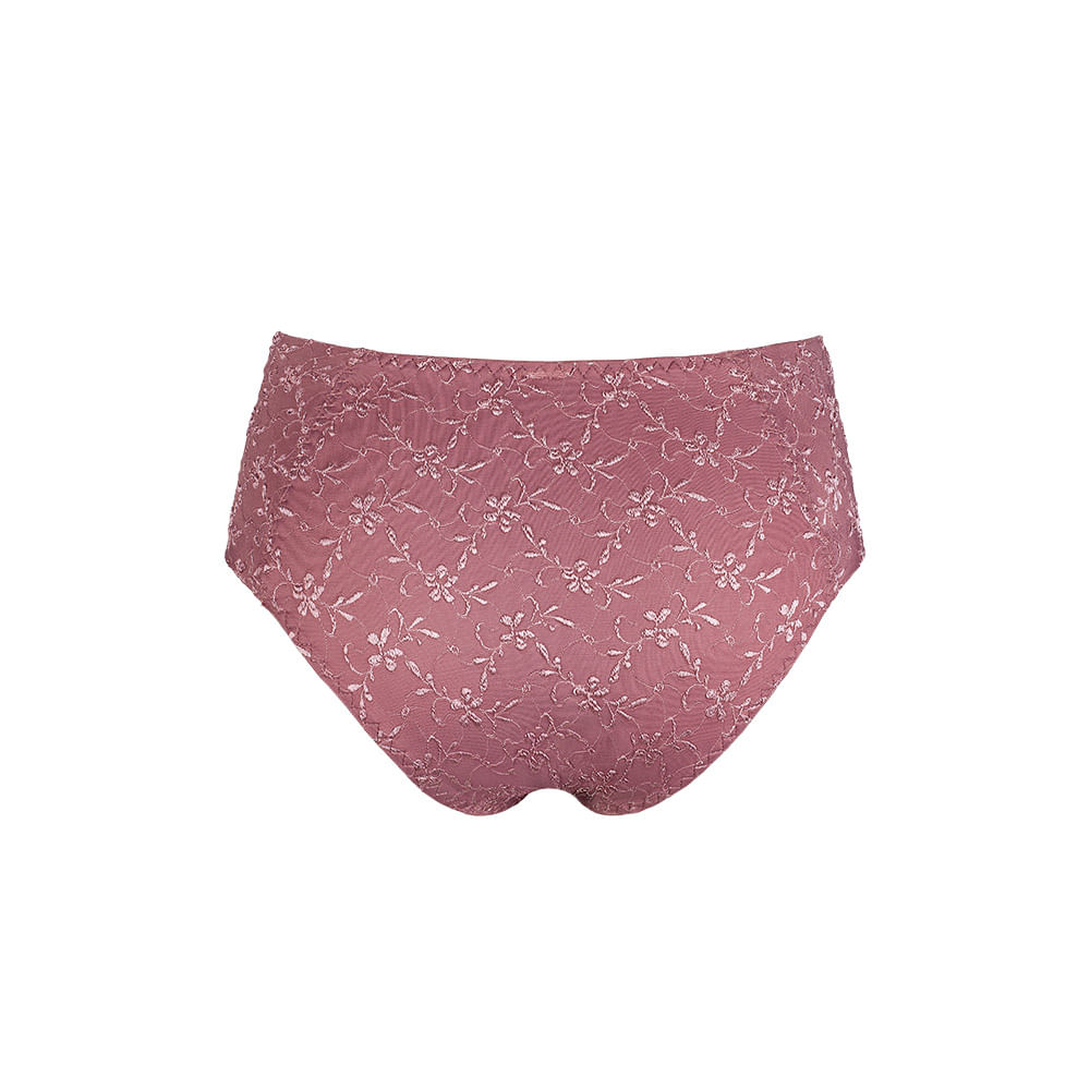 Calcinha Com Reforço Frontal Merlot ROSE PASSÉ