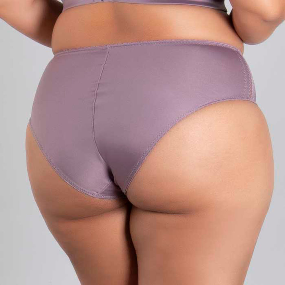 Calcinha Cintura Alta Elegance BERINJELA