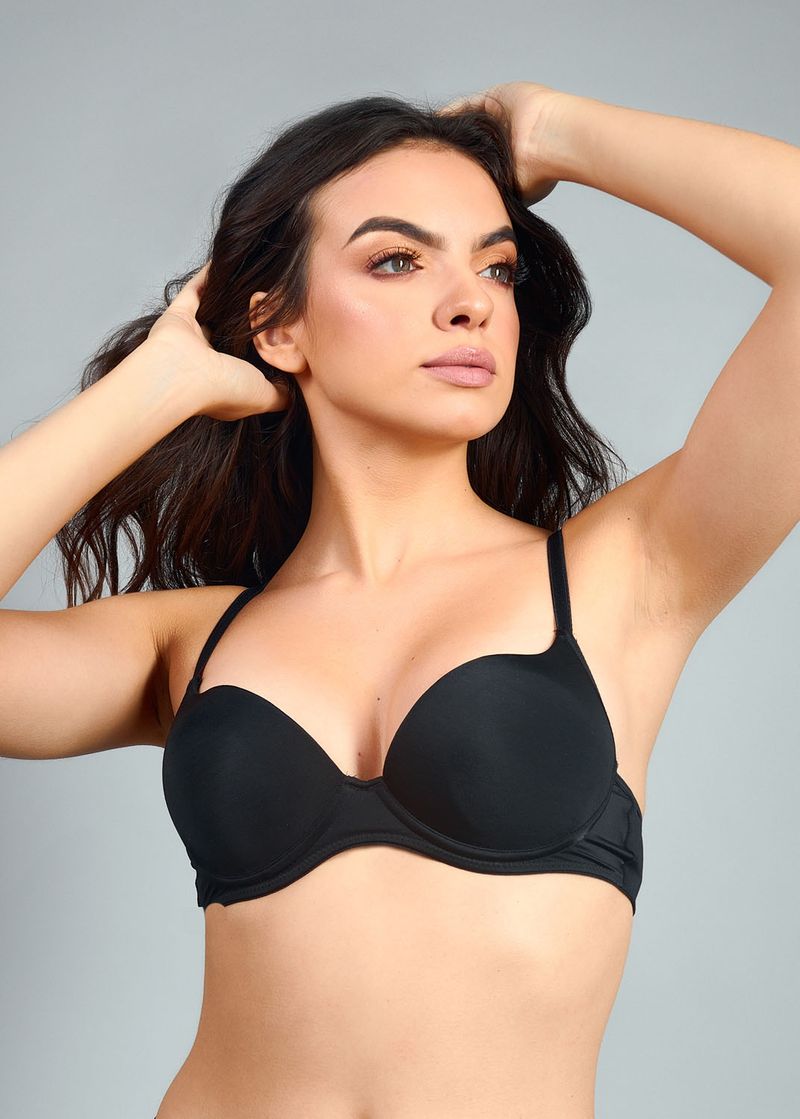 Conjunto Lingerie Push Up - Preto Duzani em Promoção na Americanas