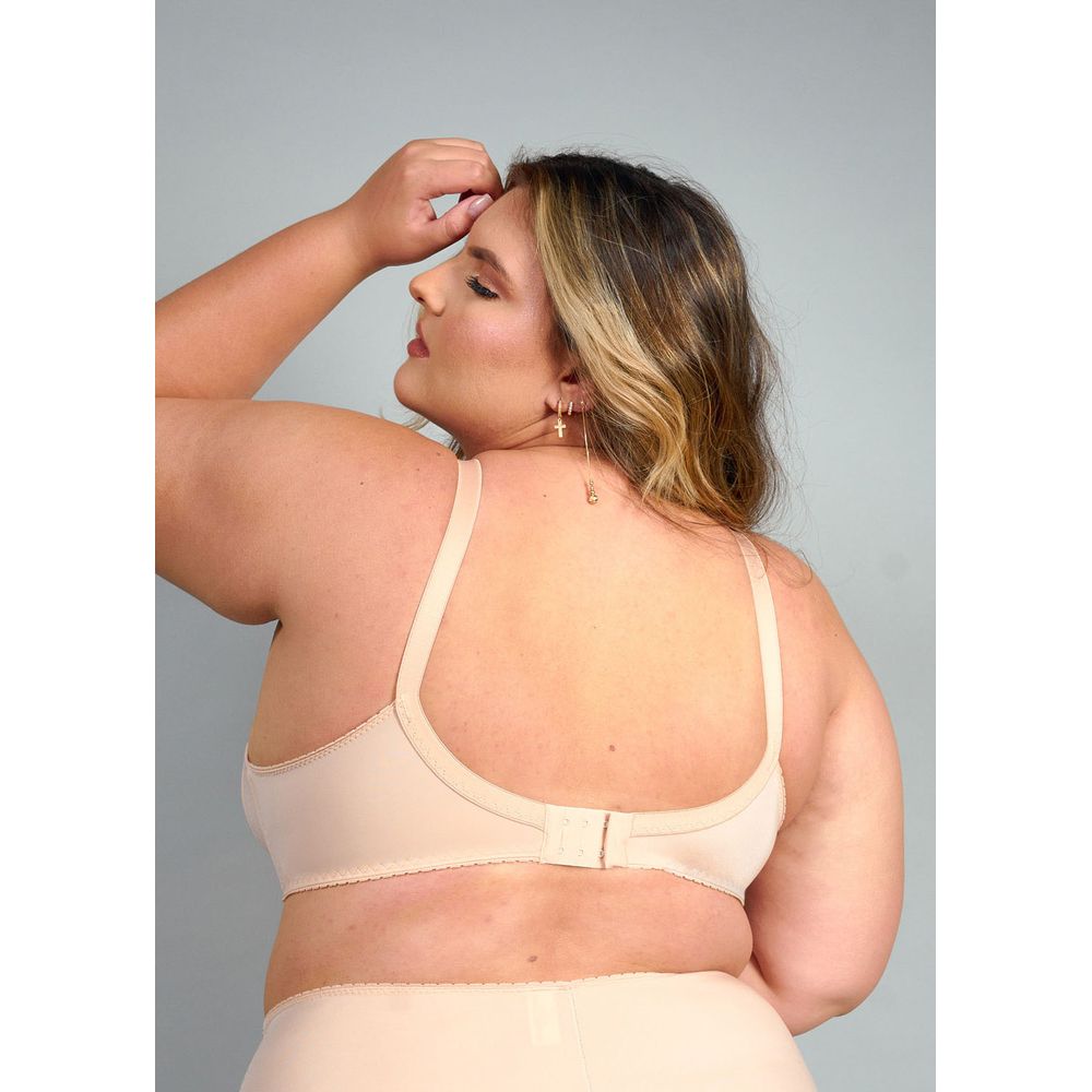 Sutiã Tradicional Sem Bojo Com Renda Linea Sensualité BEGE