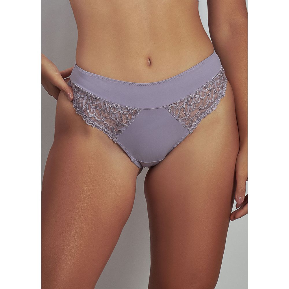 Calcinha Tanga Fio Dental Com Cós Largo Beatrice LAVANDA