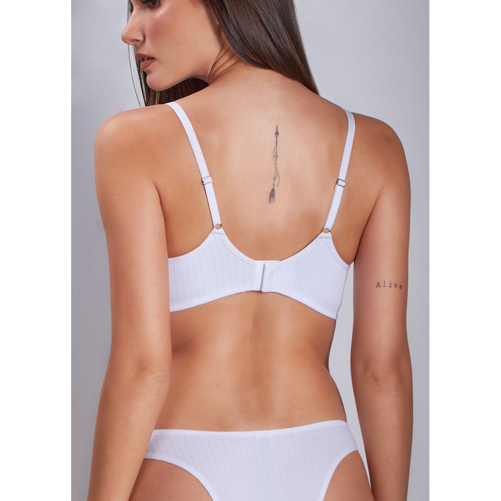 SUTIÃ MAIS QUE PERFEITO OUTUBRO ROSA BRANCO