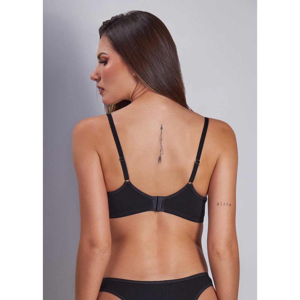 SUTIÃ MAIS QUE PERFEITO OUTUBRO ROSA PRETO