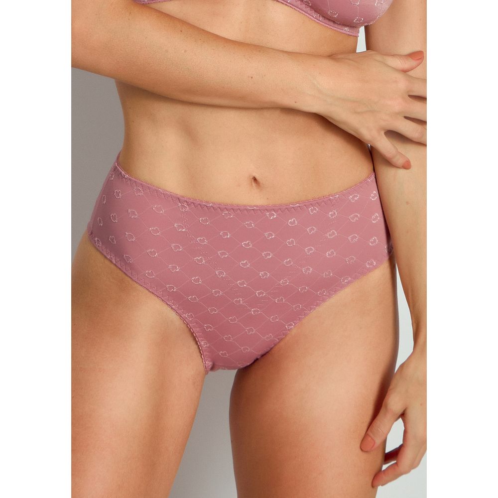 Calcinha Cintura Alta Com Reforço Frontal Cuore ROSE PASSÉ