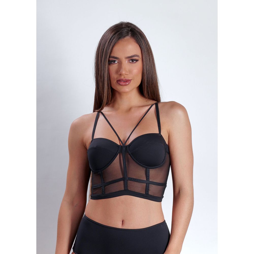 Top Cropped Alegra PRETO