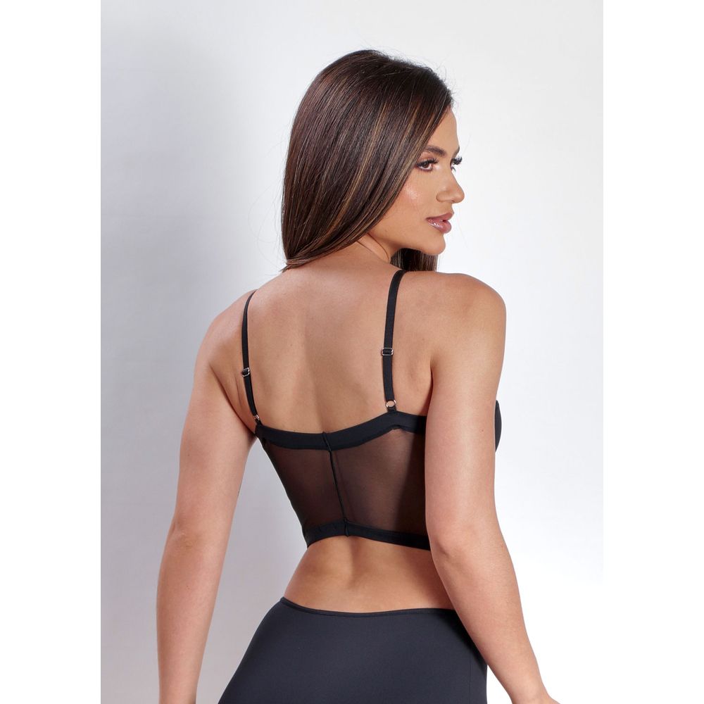 Top Cropped Alegra PRETO