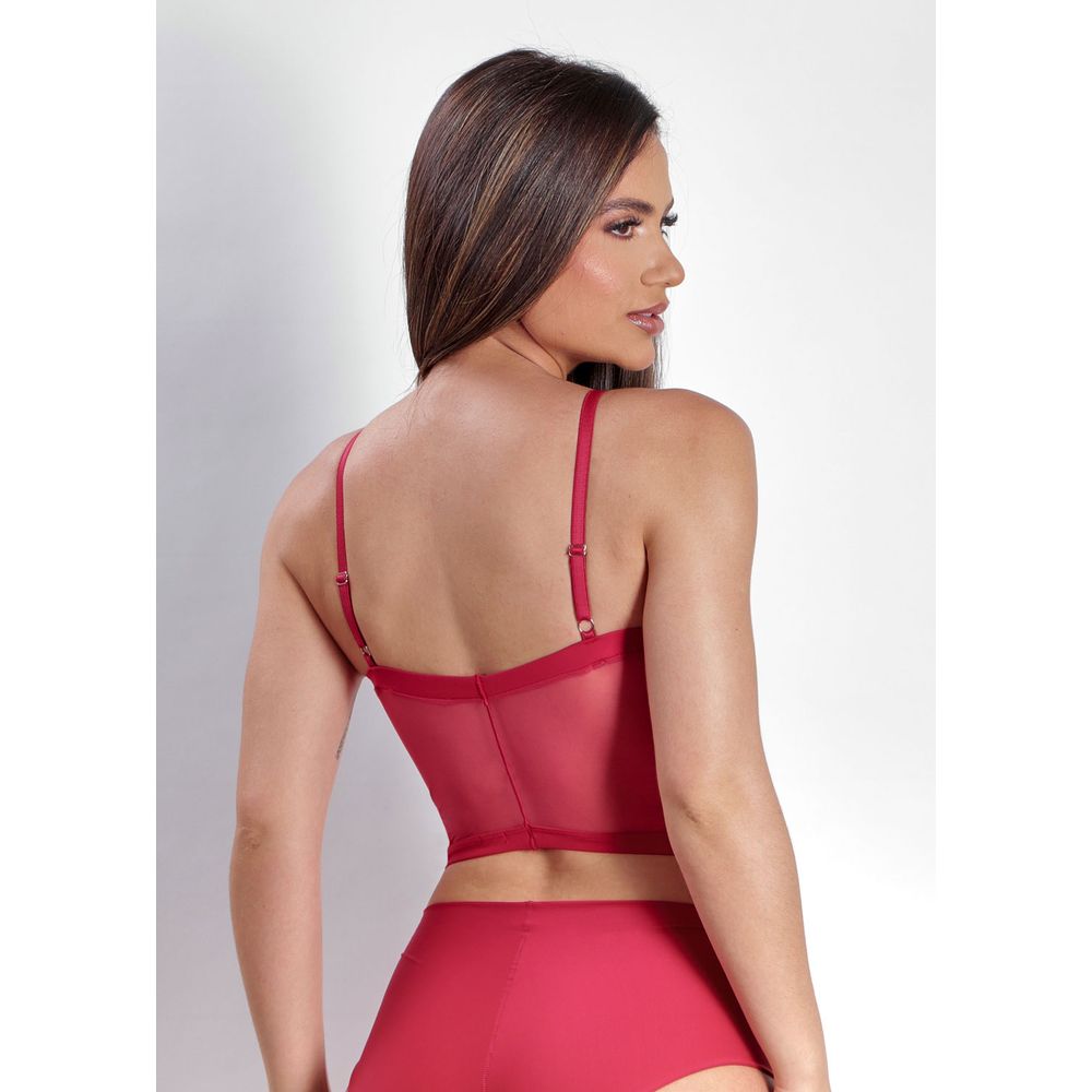 Top Cropped Alegra CEREJA