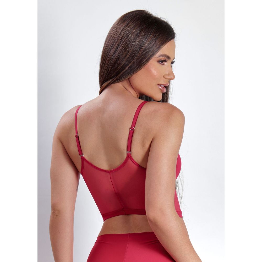 Top Cropped Alegra CEREJA