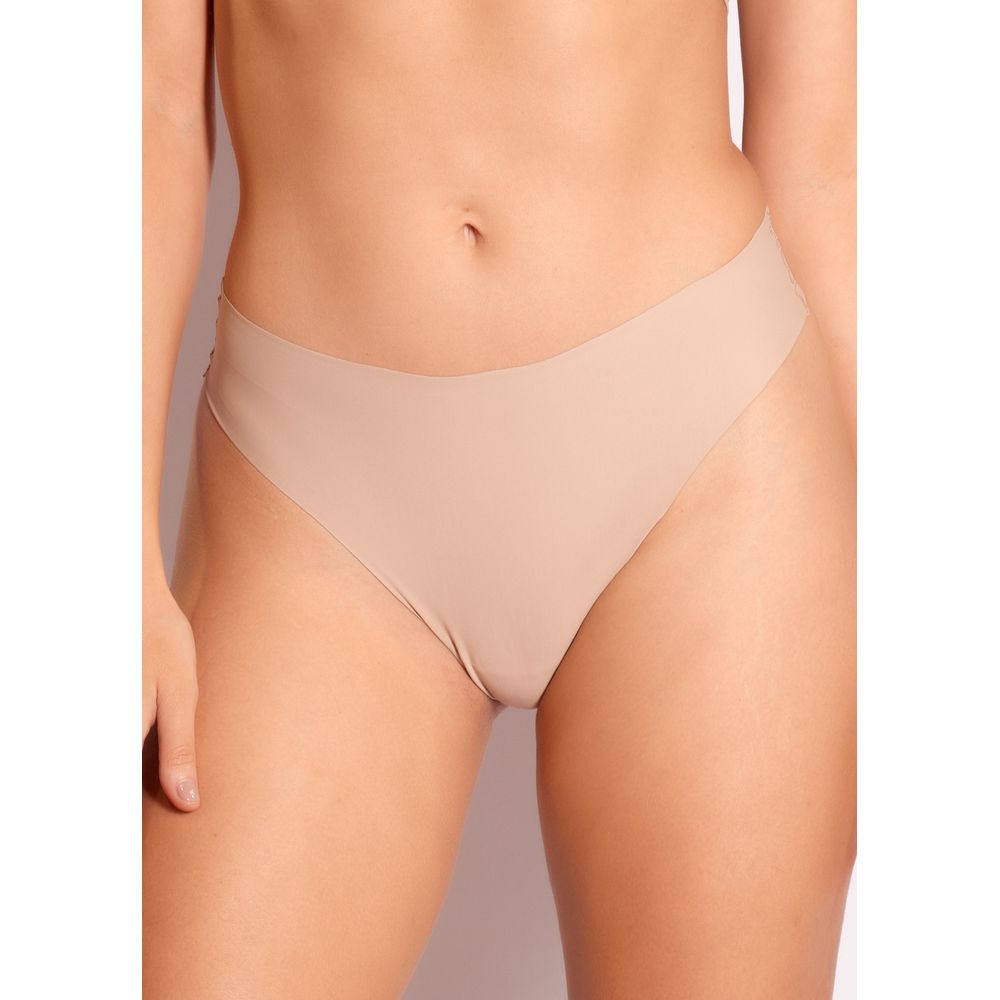 Calcinha Fio Sweet Skin  BEIGE FONCÉ