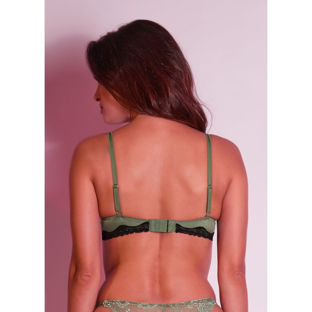 Sutiã Meia Taça Com Aro E Bojo Slim  Passione OLIVE