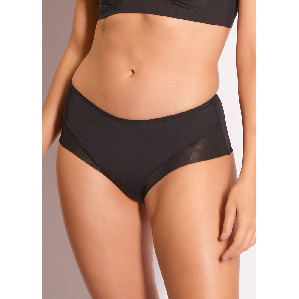 Calcinha Modeladora Cintura Alta Laser Control  PRETO