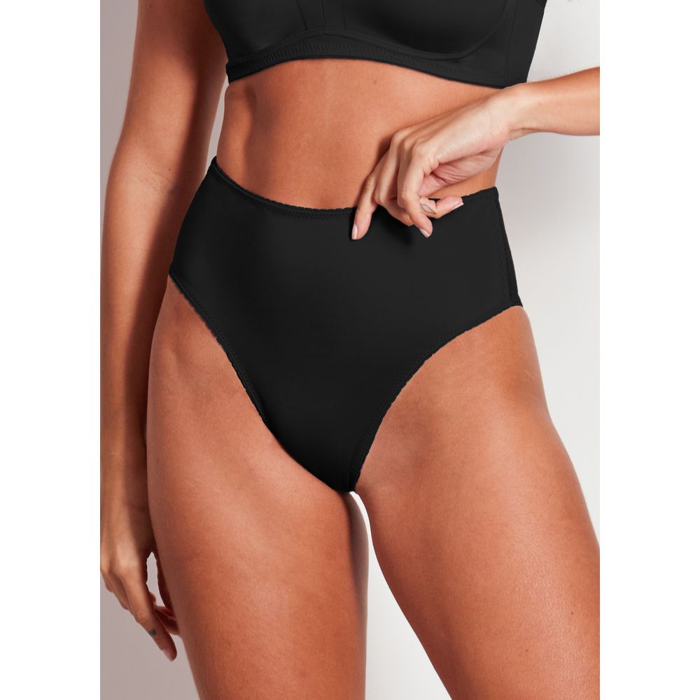 Calcinha Cintura Alta Elegance PRETO
