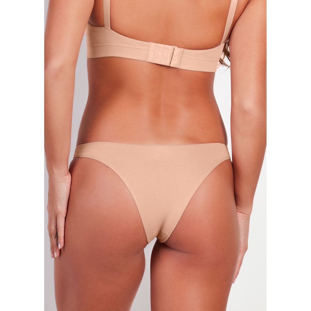 Calcinha Tanga Algodão Egípicio Cleo BEGE