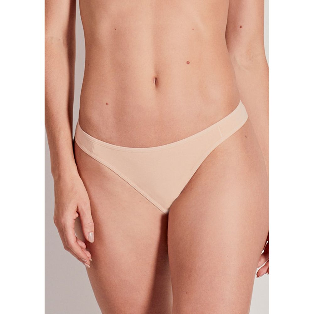 Calcinha Tanga Algodão Com Fio LYCRA® BEGE