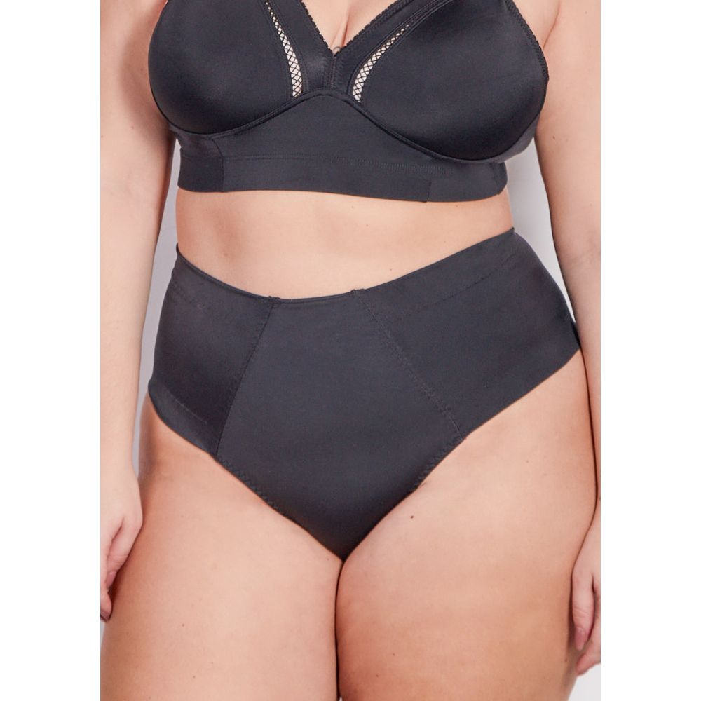 Calcinha Modeladora Cintura Alta Elegance PRETO
