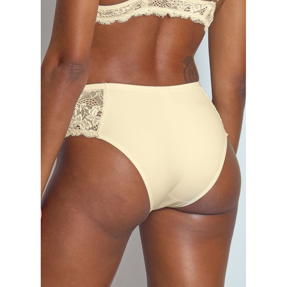 Calcinha Biquíni Lateral Em Renda Jasmine AMARILLO