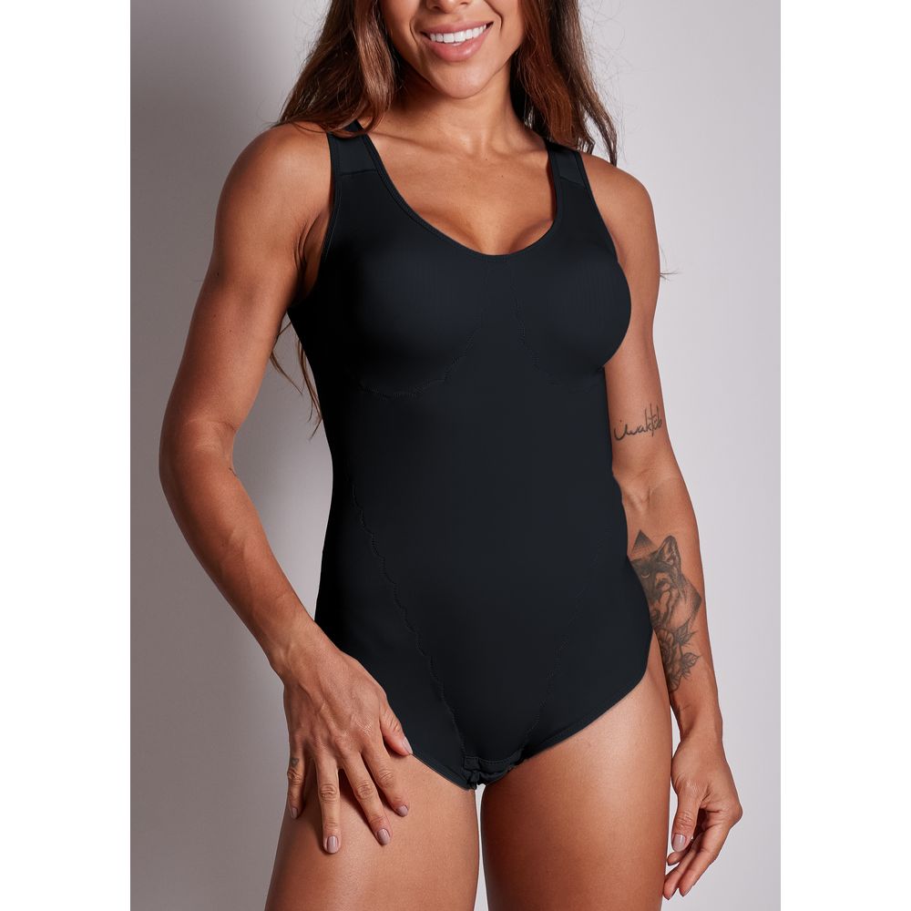 Body Modelador Sem Bojo Vi Lingerie PRETO
