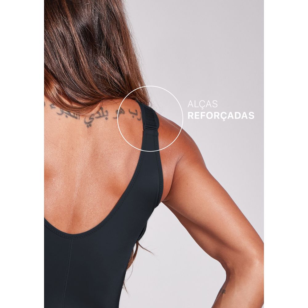 Body Modelador Sem Bojo Vi Lingerie PRETO
