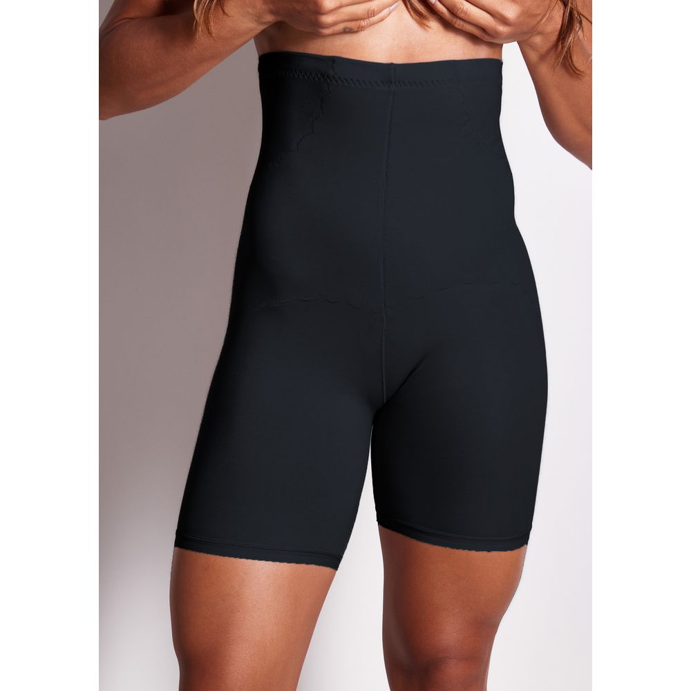 Bermuda Modelador Em Cetinete Vi Lingerie  PRETO