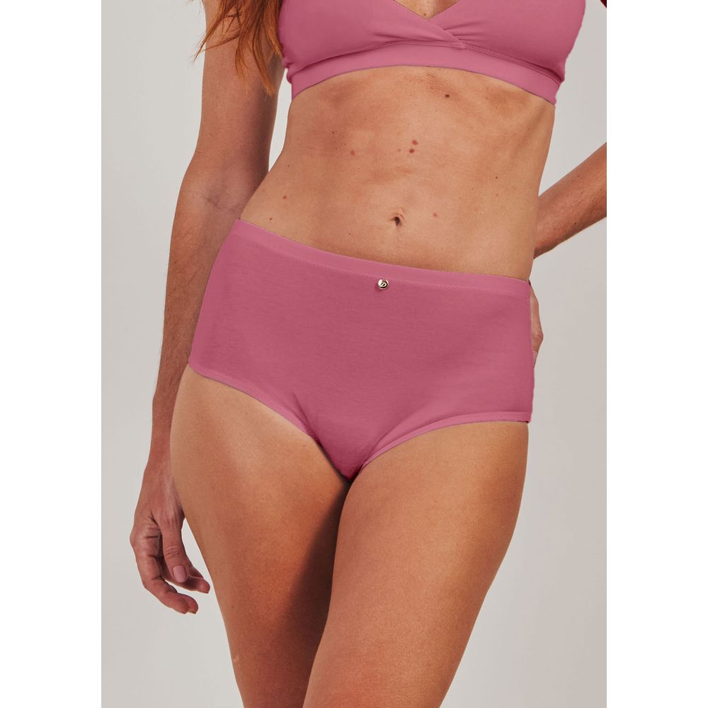 Calcinha Cintura Alta Algodão Egípcio Cleo PINK ATOBÁ