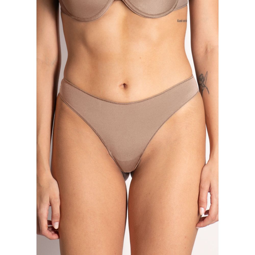Calcinha Fio Cotidien BEIGE FONCÉ