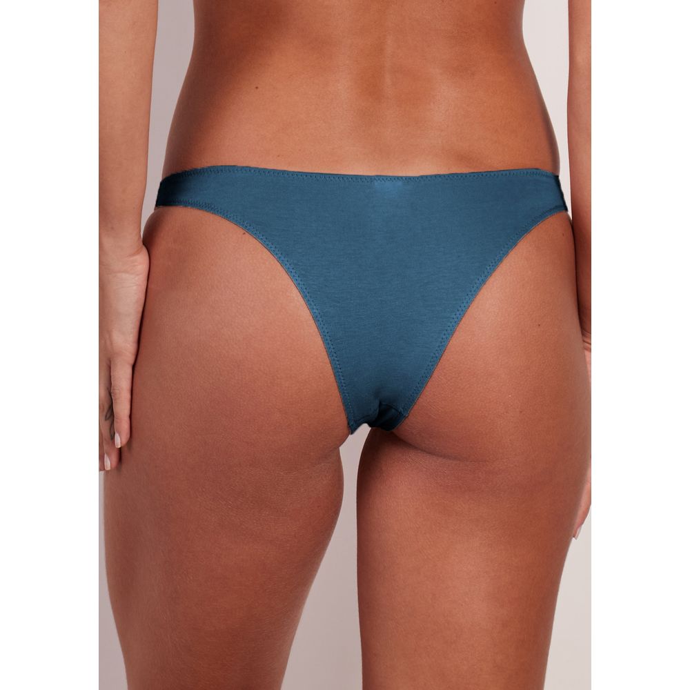 Calcinha Tanga Algodão Egípicio Cleo NAVY BLUE