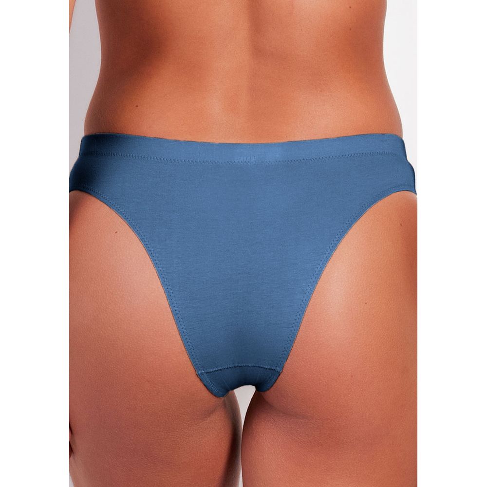 Calcinha Biquíni Média Algodão Egípcio Cleo NAVY BLUE