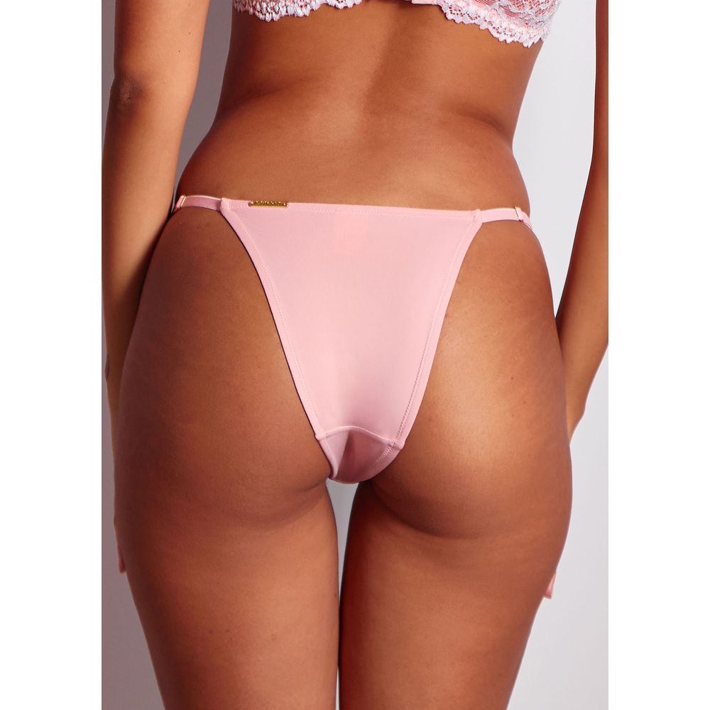 Calcinha String Em Renda Bicolor Carol ROSÊ