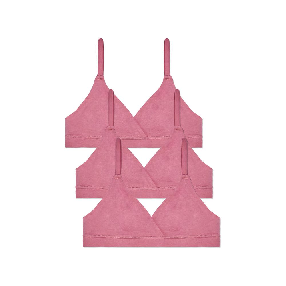 Kit 3 Sutiãs Triângulo Cleo PINK ATOBÁ
