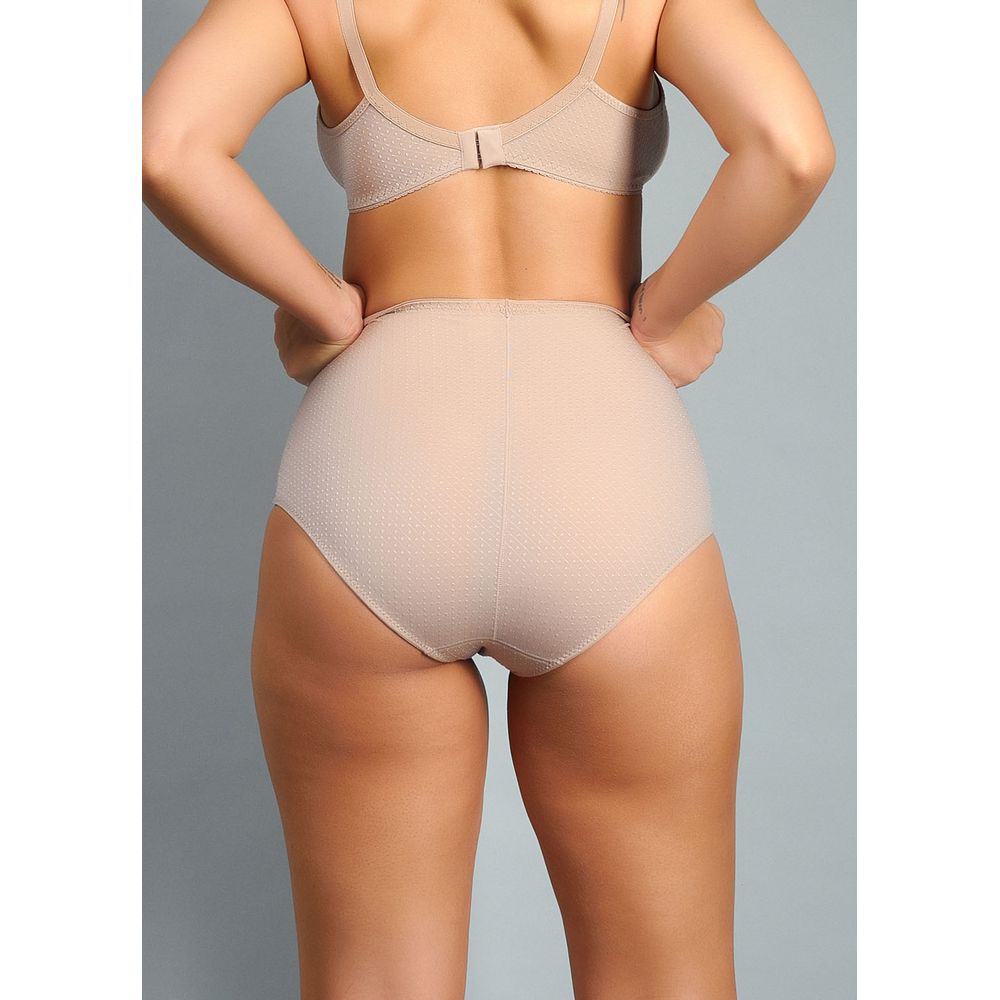 Calcinha Cintura Alta Emotions BEIGE FONCÉ