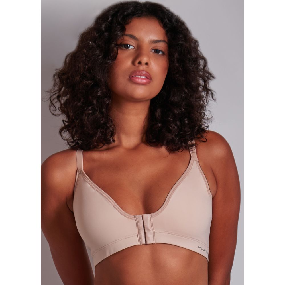 Sutiã Emana Fecho Frontal Nadador BEIGE FONCÉ