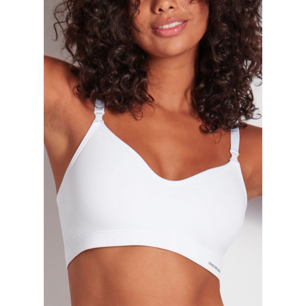 Conjunto Sutiã e Calcinha Cintura Alta Emana BRANCO