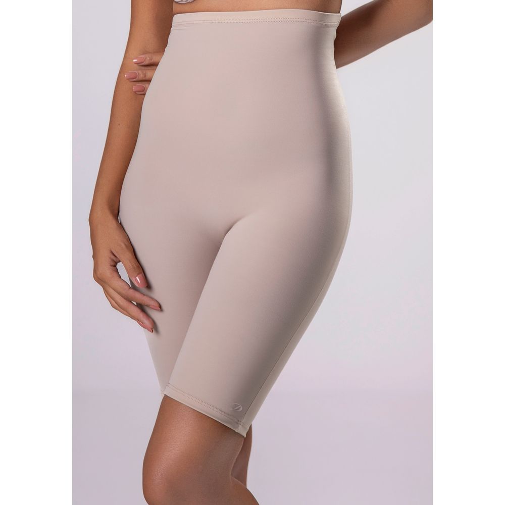 Bermuda Emana Modeladora Cintura Alta BEIGE FONCÉ