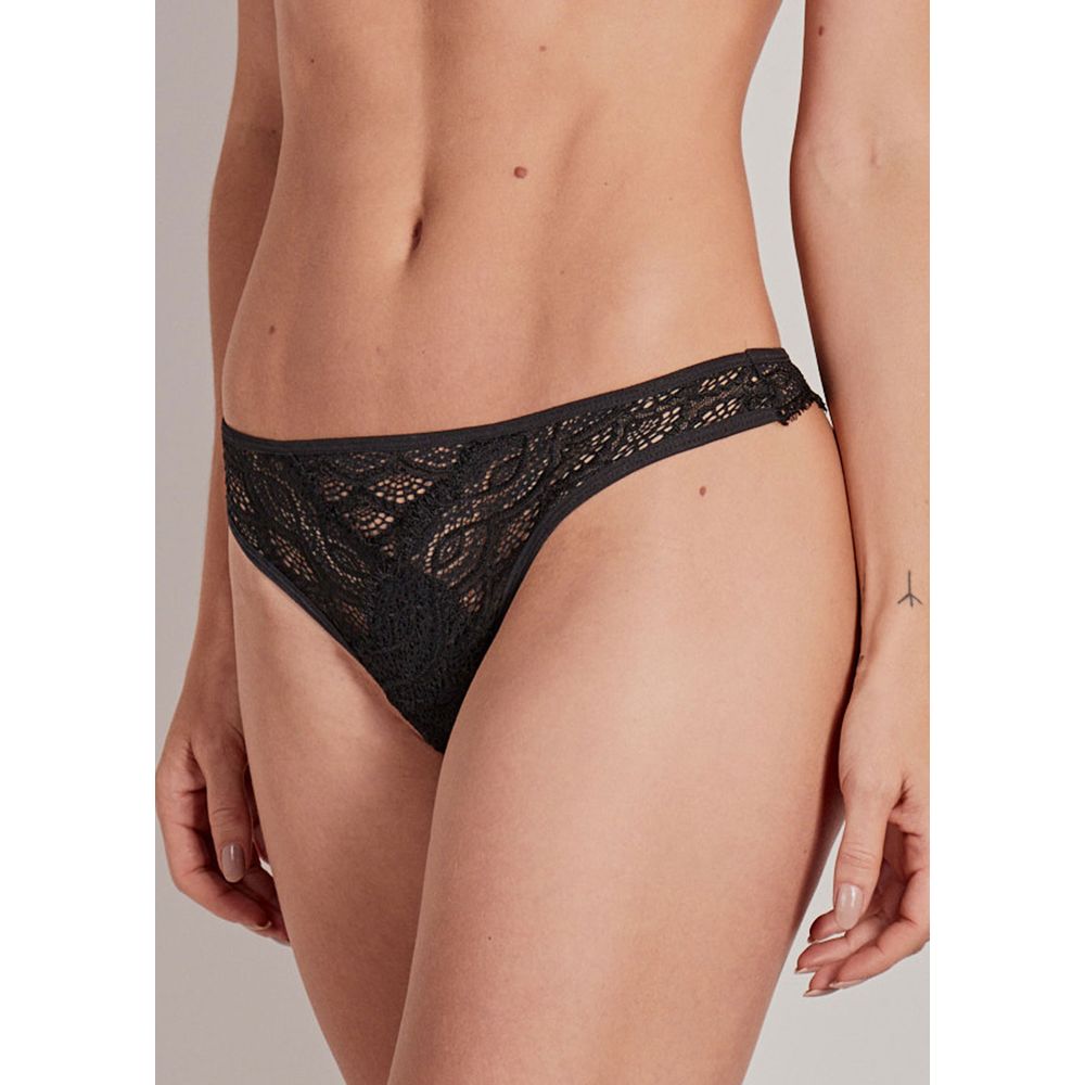 Calcinha Fio Em Renda Anastasia PRETO