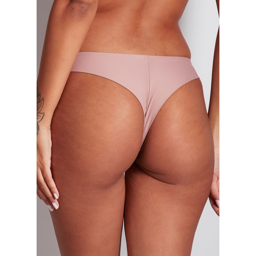 Calcinha Tanga Fio Em Microfibra Everyday CASTANHA