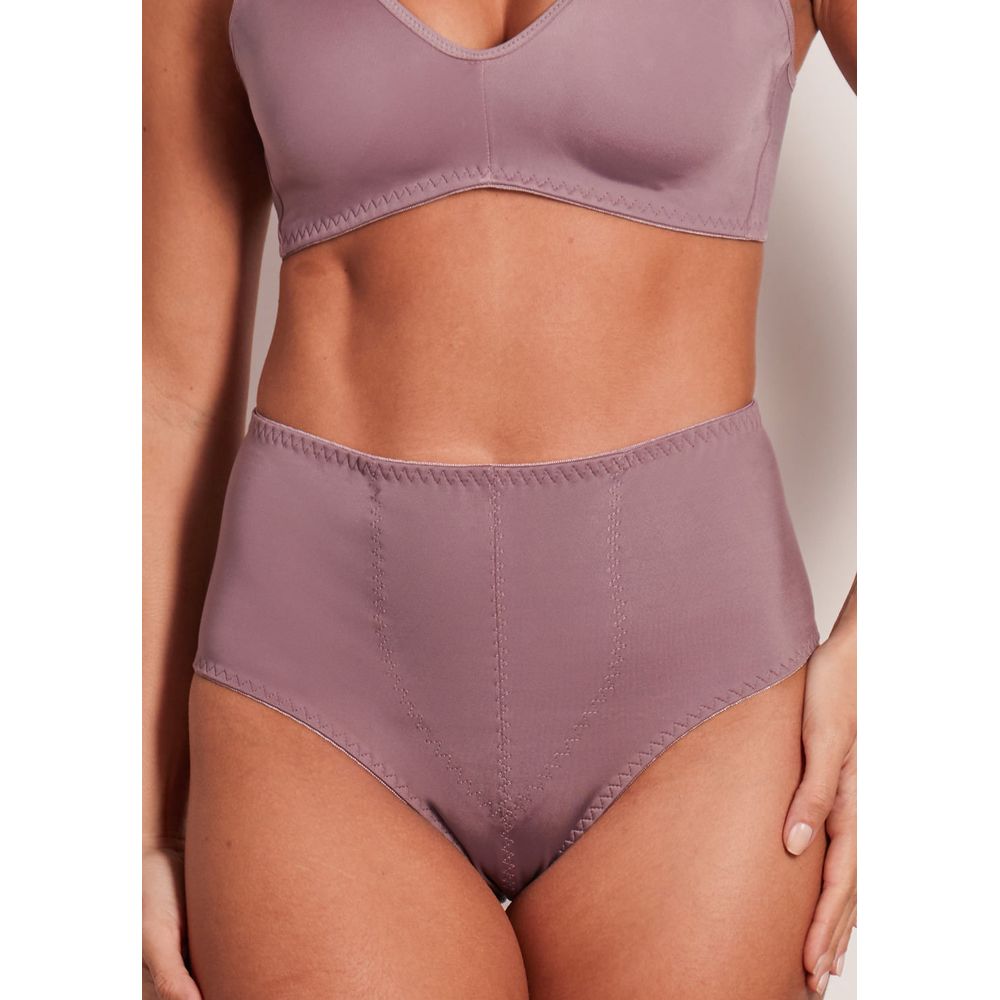 Calcinha Cintura Alta Com Reforço Frontal Flex Power BERINJELA