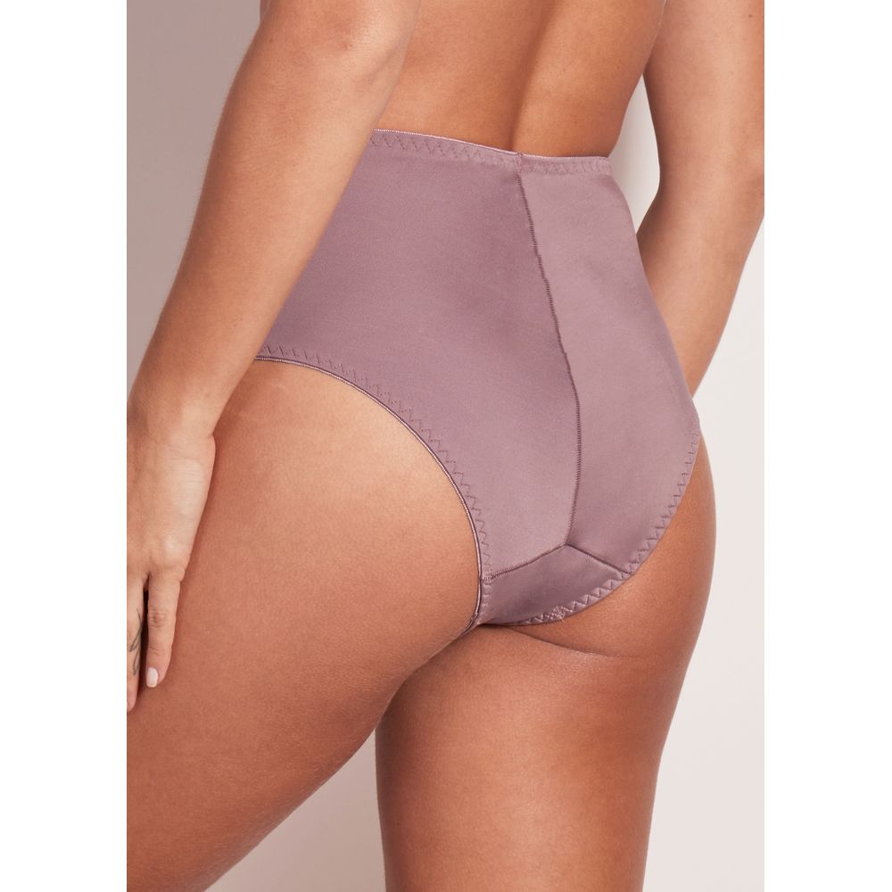 Calcinha Cintura Alta Com Reforço Frontal Flex Power BERINJELA