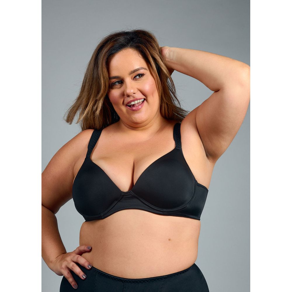 Sutiã Tradicional Com Bojo Estruturado E Aro Lipo Natural PRETO