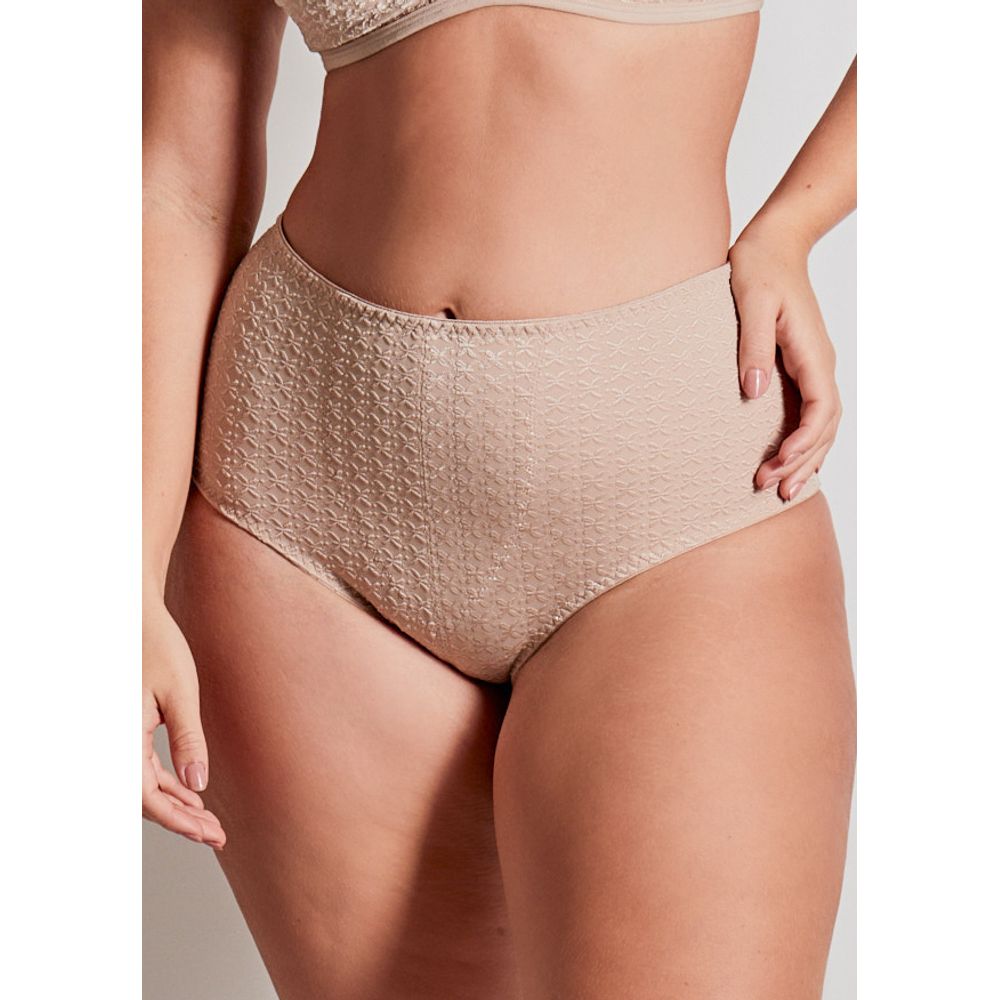 Calcinha Cintura Alta Nordic BEIGE FONCÉ