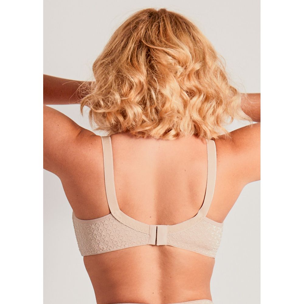 Sutiã Triângulo Sem Bojo Com Renda Nordic BEIGE FONCÉ