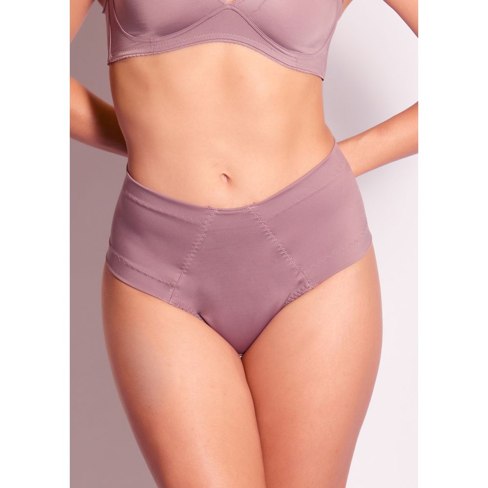 Calcinha Modeladora Cintura Alta Elegance BERINJELA