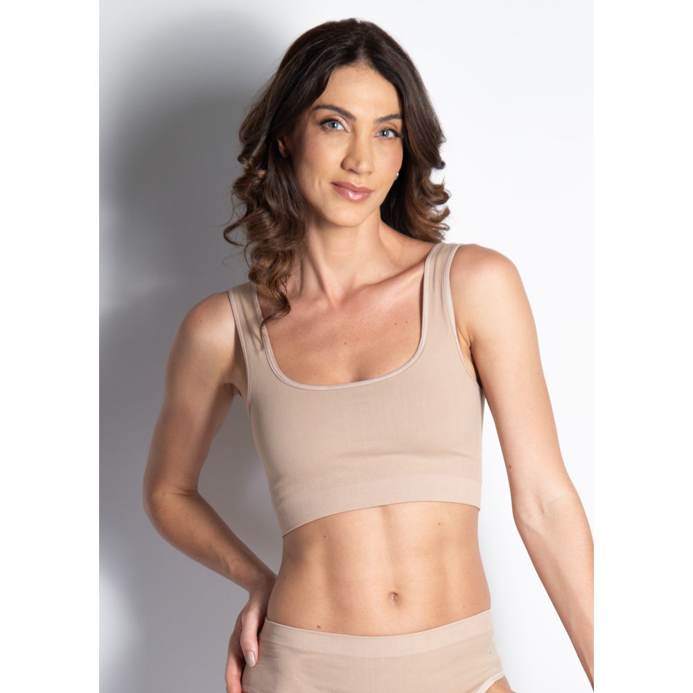 Top Duplo Liberty BEIGE FONCÉ