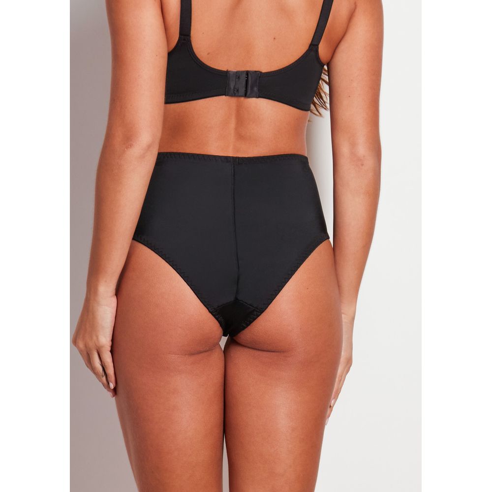 Calcinha Cintura Alta Com Reforço Frontal Flex Power PRETO
