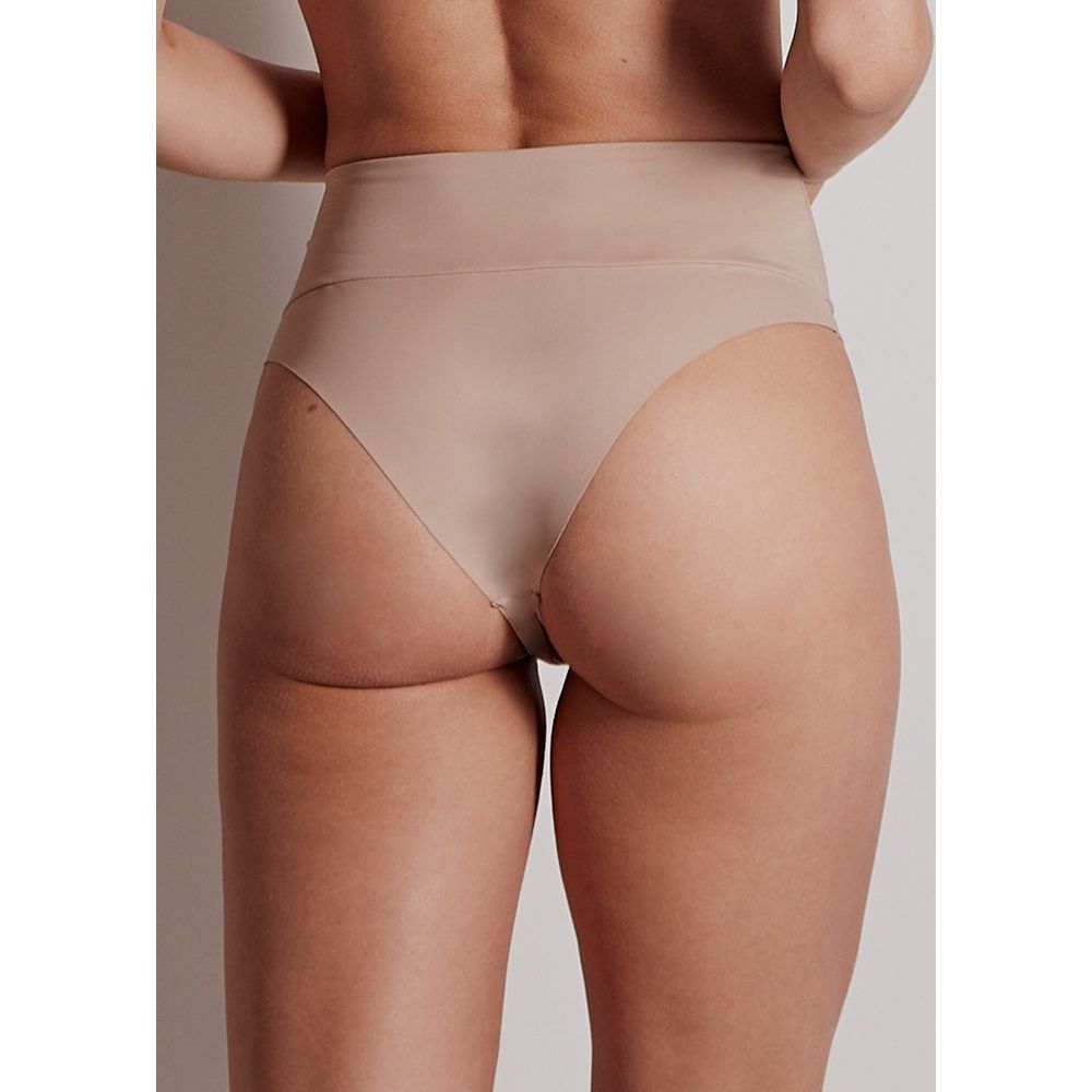 Calcinha Cintura Alta Sweet Skin BEIGE FONCÉ