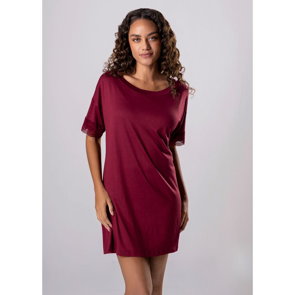 Camisetão em Viscose Jessy GRENAT