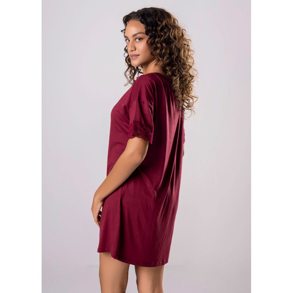 Camisetão em Viscose Jessy GRENAT