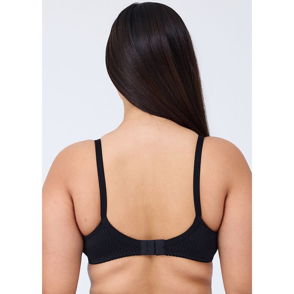 Sutiã Triângulo Sem Bojo Mondrian com fio LYCRA® PRETO