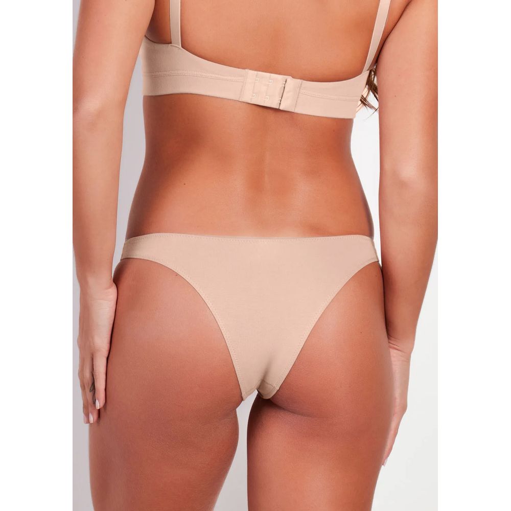 Calcinha Tanga Algodão Egípicio Cleo BEGE