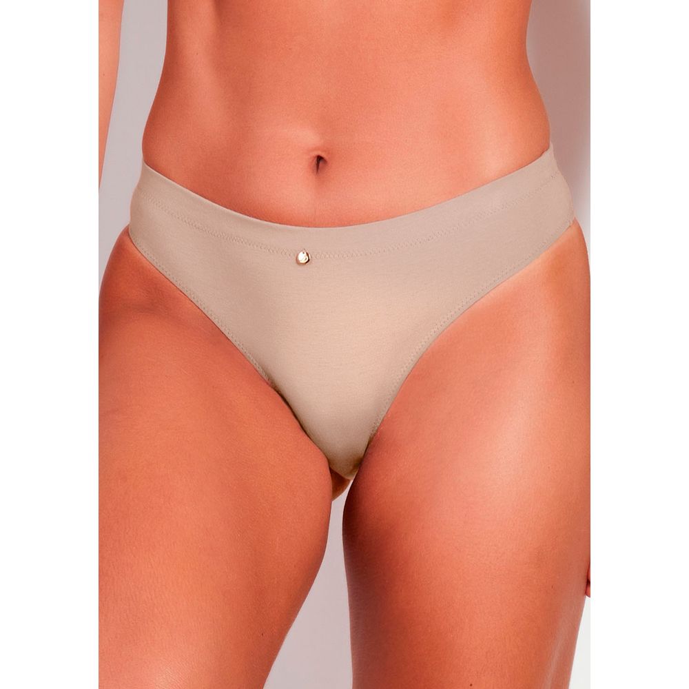 Calcinha Biquíni Lateral Média Em Algodão Egípcio Cleo PERLE