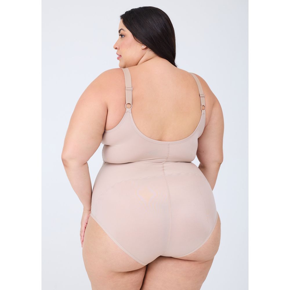 Modelador Plus Size Com Bojo Moldado Vi Lingerie
 BEIGE FONCÉ